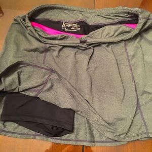 Gray sport skirt